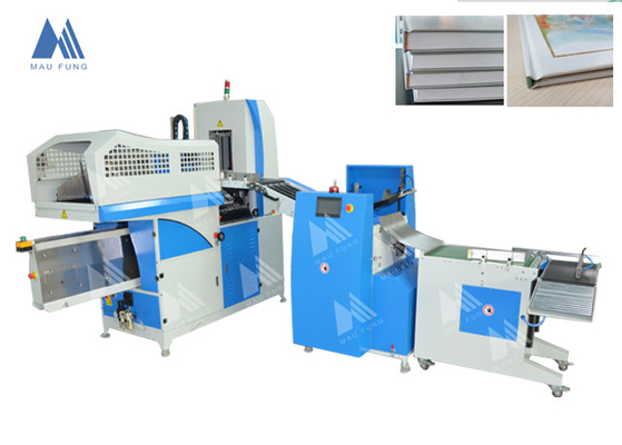 Máy vào bìa sách cứng tự động hoàn toàn với một trạm tạo hình và ép Maufung MF-FAC390