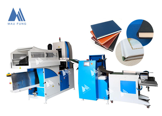 Máy bọc bìa cứng tự động Maufung cho sách vào sổ liên tục, máy đóng gáy sách dày 60mm khổ A4 MF-FAC390