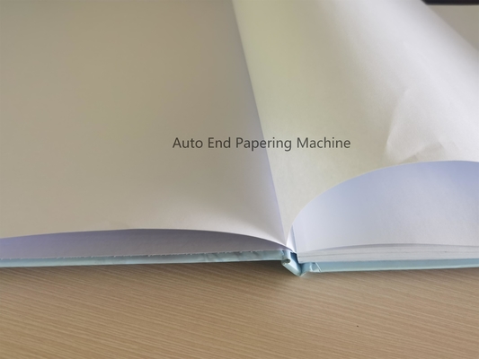 Máy dán giấy cuối sách bìa cứng hoàn toàn tự động và Máy giấy cuối sách bìa cứng MF-EIM450