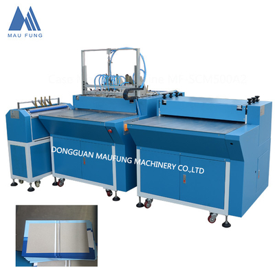 Maufung Trung Quốc Nhà máy hai trạm Semi Auto Case Maker cho Hard Cover Notebooks MF-SCM500A2