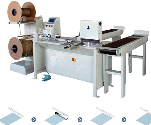 Máy đóng gáy lò xo đôi CE 25pcs/Phút 360mm MF-SDM360