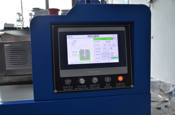 Máy dán keo thông minh Keo thạch tiết kiệm tới 20% Làm sạch bằng một chạm Làm nóng theo lịch Điều chỉnh keo thông minh
