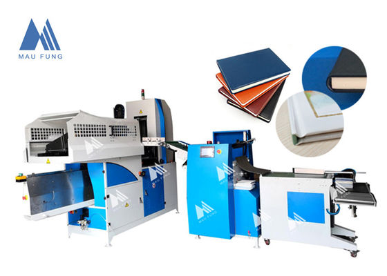 Máy bọc bìa cứng tự động Maufung cho sách vào sổ liên tục, máy đóng gáy sách dày 60mm khổ A4 MF-FAC390