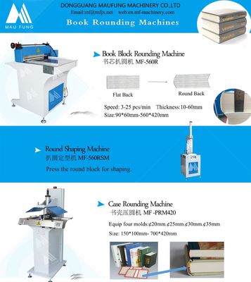 Máy bo tròn gáy sách bán tự động MAUFUNG Trung Quốc MF-560R