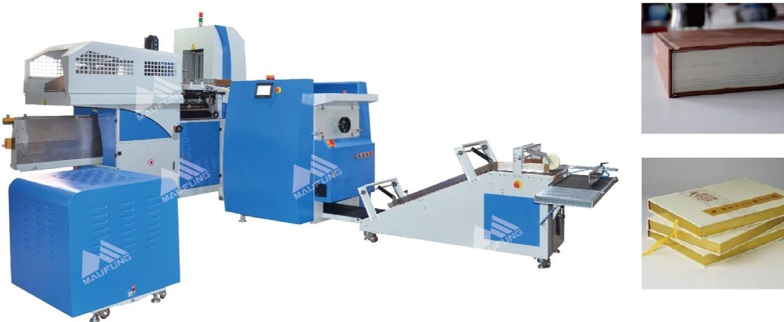 Máy đóng gáy sổ tự động với tốc độ 600 chiếc/giờ 380V 9KW Máy vào bìa cứng tự động